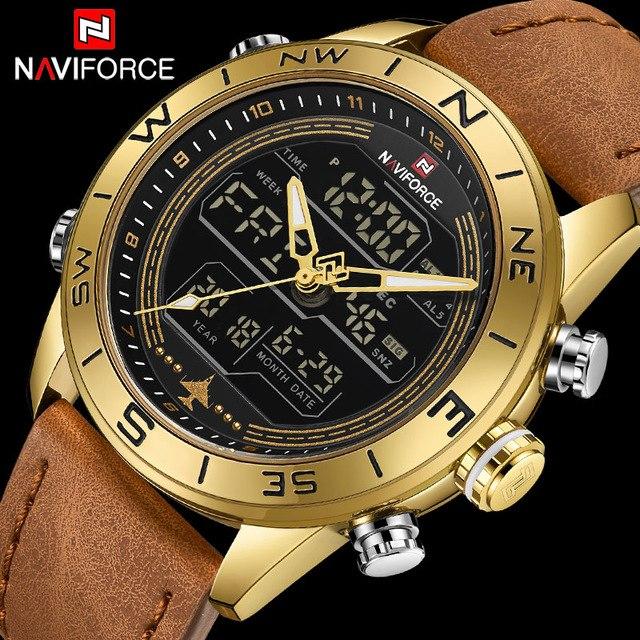 Мужские наручные часы NAVIFORCE Gold LuxНет в наличии