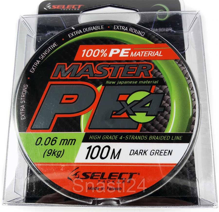 

Шнур Select Master PE 100м 0.06мм