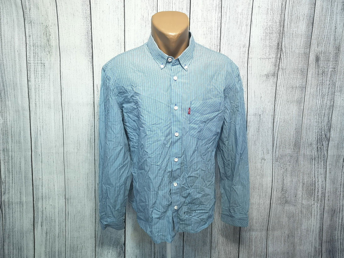 

Рубашка фирменная Levis, L, cotton, Как Новая!