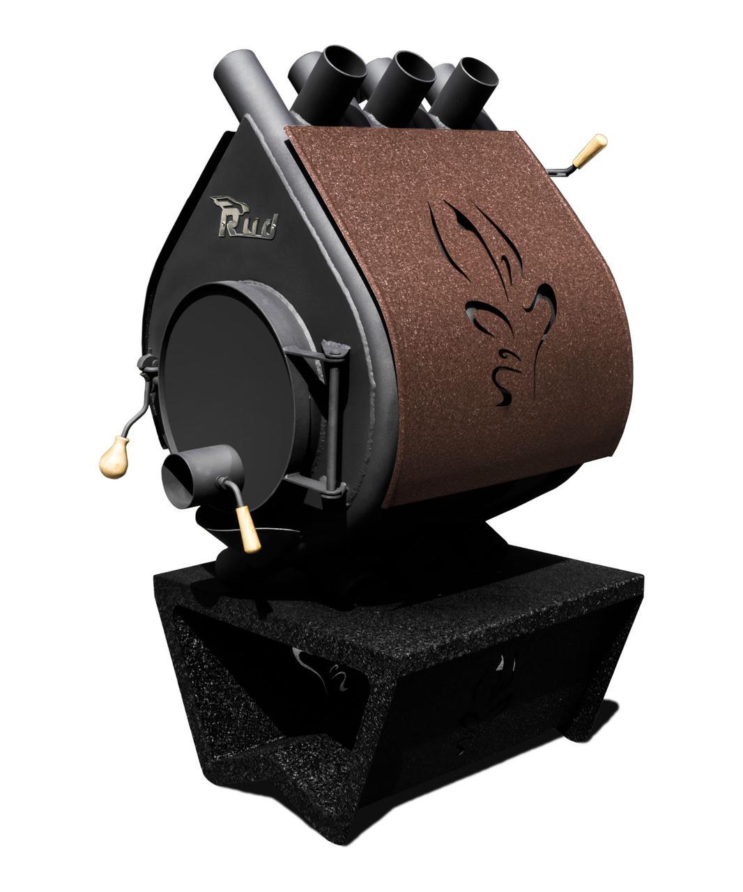 

Печь Rud Pyrotron Кантри 01 (отапливаемая площадь 80 кв.м. х 2,5 м) без стекла, с обшивкой декоративной