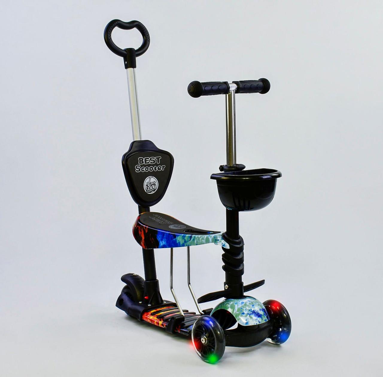 

Самокат Best Scooter 21500 Черный 5в1 Mini 74070