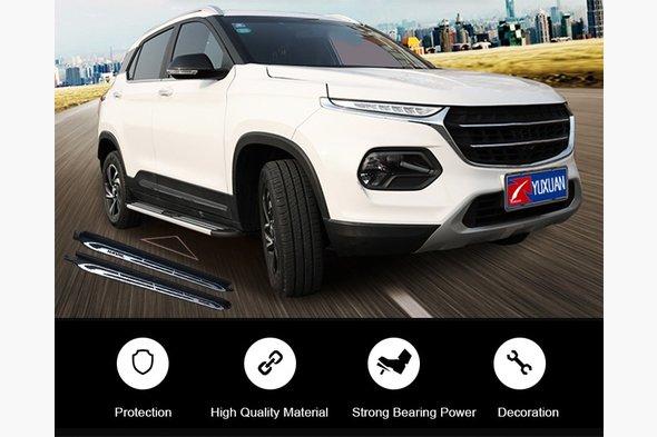 

Боковые подножки V1 (2 шт) Hyundai Santa Fe 4 2018+ гг.