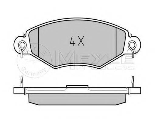 

Тормозные колодки передние CITROEN, Ниссан, PEUGEOT, Renault Kangoo, Рено Кенго (пр-во MEYLE 0252198018)