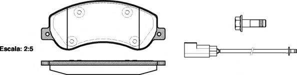 

Тормозные колодки передние Ford Transit, Форд Транзит/ Транзит CONNECT/ Транзит TOURNEO (пр-во REMSA 1250.02)