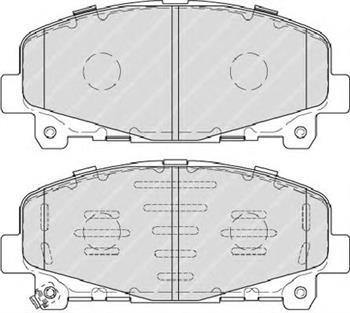 

Тормозные колодки передние Хонда Аккорд EURO VIII/ Аккорд VIII TOURER (пр-во FERODO FDB4270)