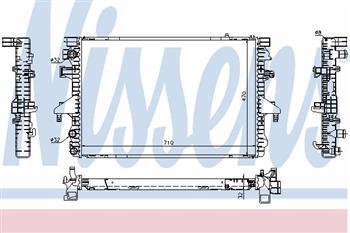 

Радиатор охлаждения VW, Volkswagen T5, Фольксваген Транспортер т5 (пр-во NISSENS 65282A)