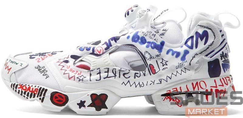 reebok instapump fury vetements doodle