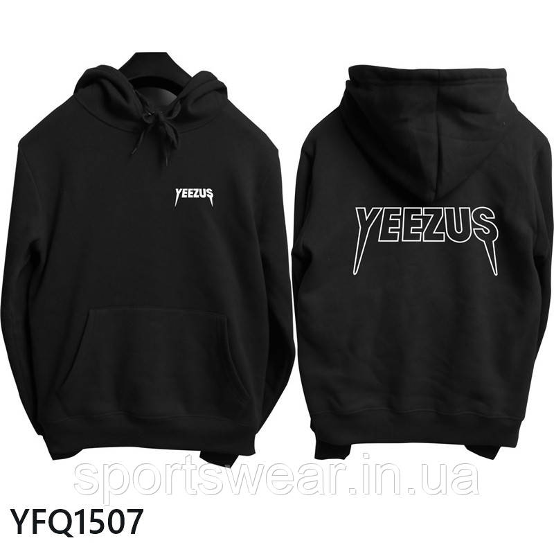 

Толстовка Yeezus | мужская "" чёрная В стиле Yeezus ""