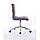 Косметичне крісло HROOVE FORM HR7009K хром графітовий велюр, фото 3