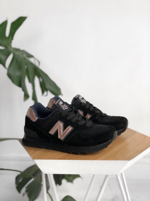 

Кроссовки New Balance 574 Molten Metal Black, Черный