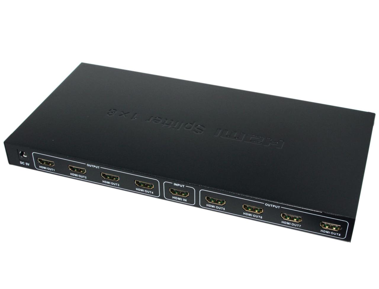 Разветвитель HDMI сигнала Atcom Splitter 8port поддержка UHD 4K
