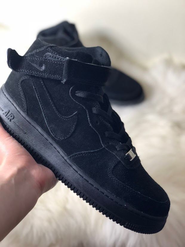 mens air force 1 black suede