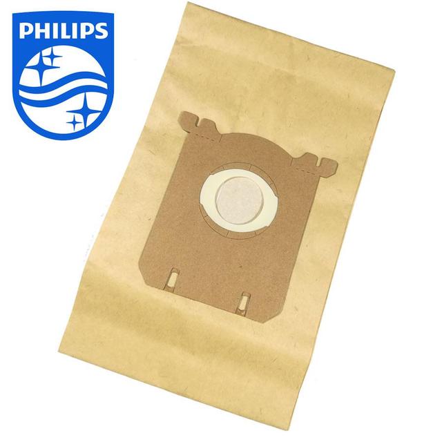 Набір одноразових паперових мішків до пилососу Philips