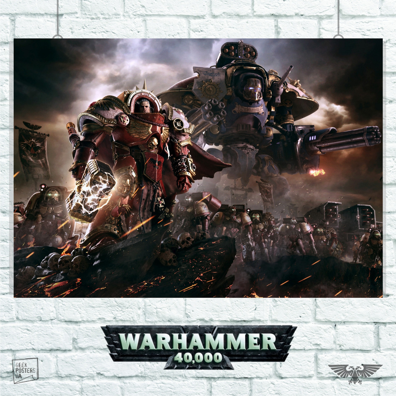 

Постер Warhammer 40000, Dawn of War 3. Размер 60x42см (A2). Матовая бумага