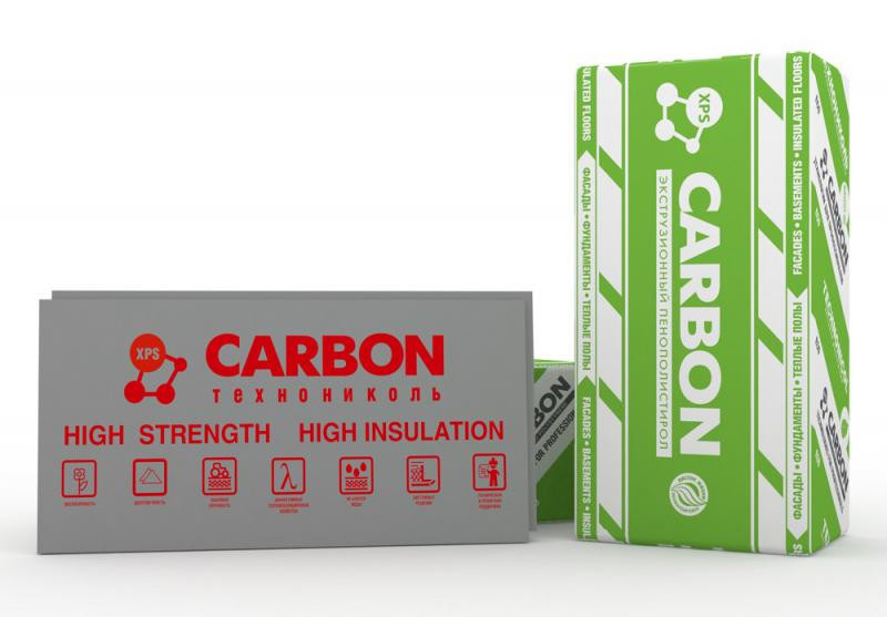 

Экструдированный пенополистирол ТехноНИКОЛЬ Carbon ECO C/2 1180х580х30