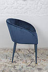 Крісло ELBE (58*59*75 cm текстиль) синій, Nicolas, фото 2