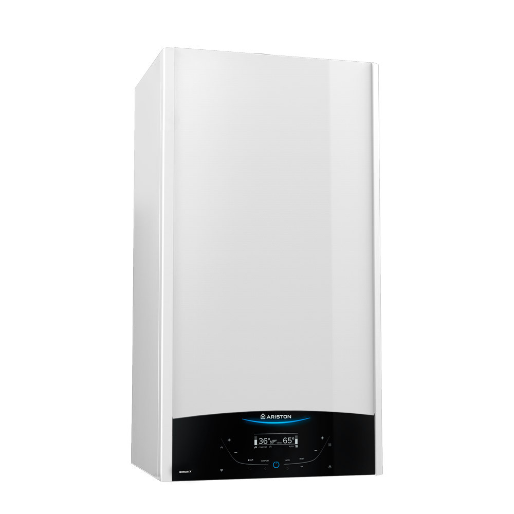 

Газовый турбированный котёл Ariston Genius X 24 FF NG + труба