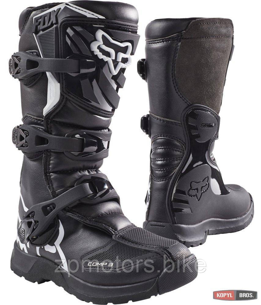 

Детские мотоботы FOX Comp 3 Youth MX Boot [BLK] 2, Черный