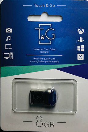 USB флеш-накопитель T&G 8 Gb silver, фото 2