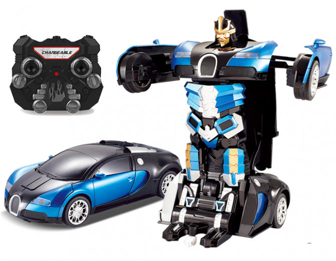 Трансформер робот-машина на пульте управления JQ 6601 Bugatti синий  USB-шнур в коробке, цена 793 грн - Prom.ua (ID#875113795)