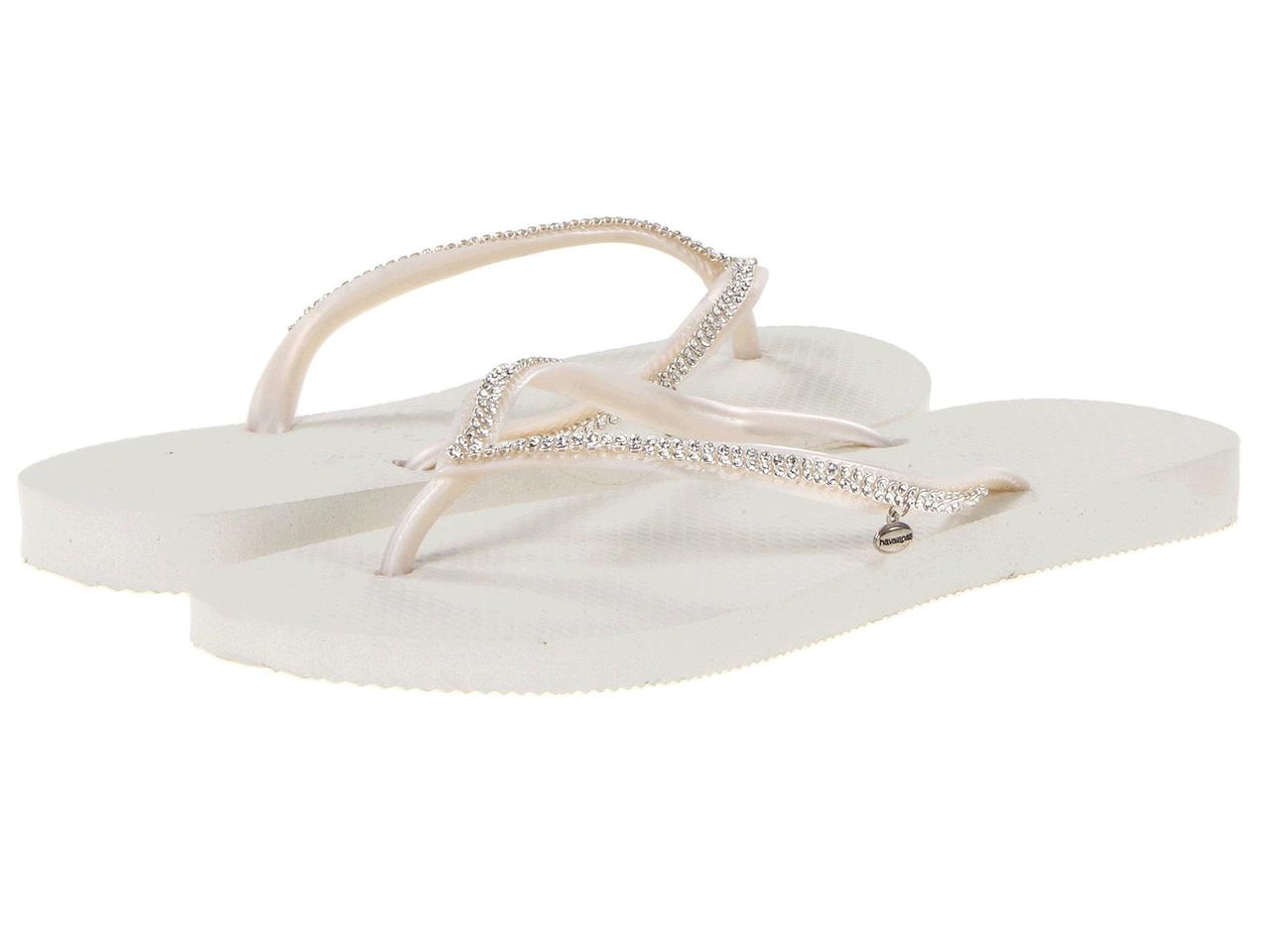 

Сандали/Вьетнамки (Оригинал) Havaianas Slim Crystal Mesh II Flip Flops White