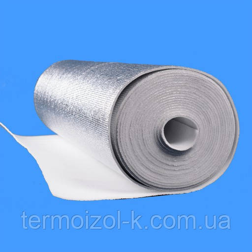 

ППЕ пінополіетилен, т. 8 мм, металізоване РЕТ, TERMOIZOL®, рулон 50 м. п.