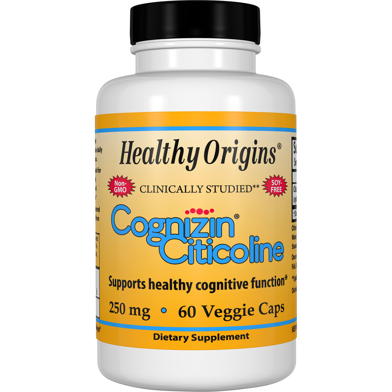 Цитиколин 250мг, Cognizin, Healthy Origins, 60 гелевых капсул: продажа .