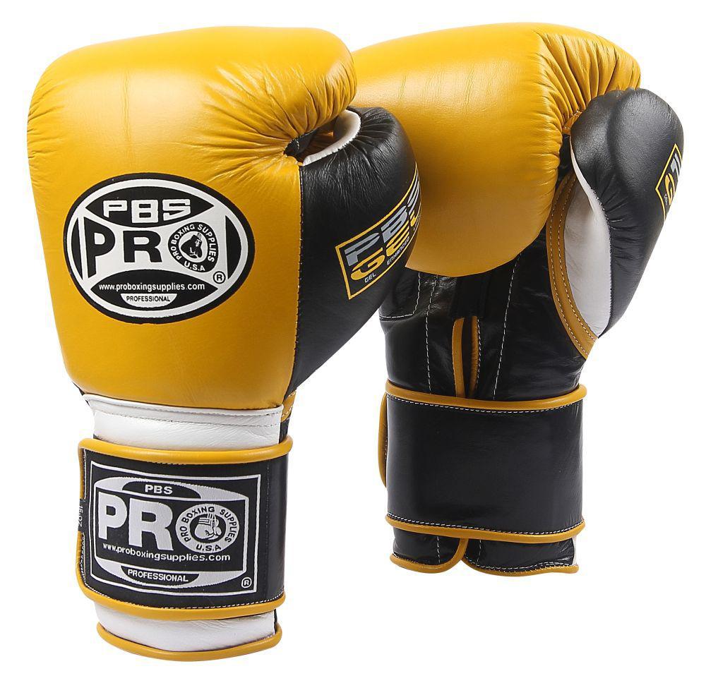 

Перчатки боксерские PRO BOXING GEL PBS-PSVGG , желтый/черный