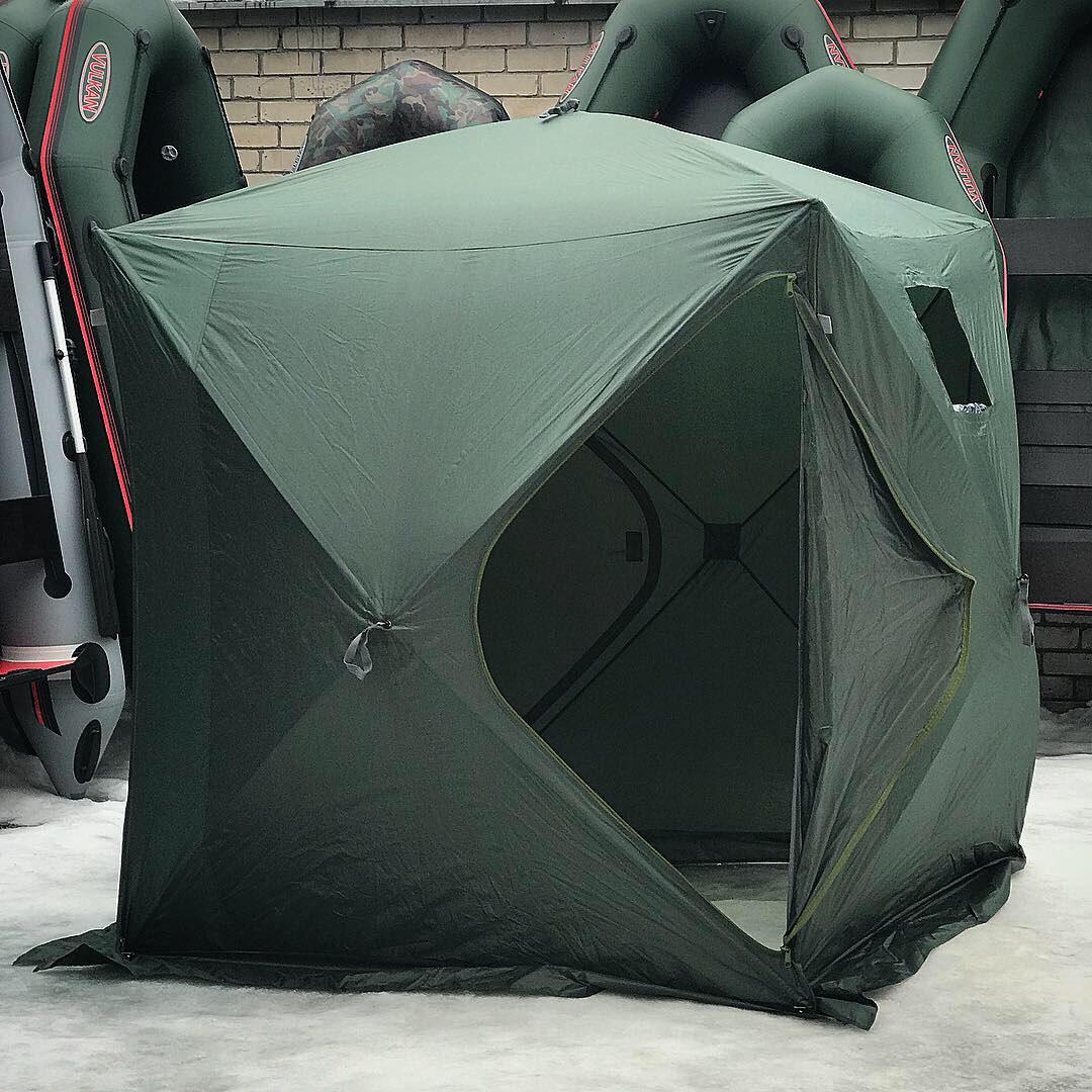 

Рыболовная палатка-куб Carp Zoom InstaQuick Fishing Tent (CZ5196), Зеленый