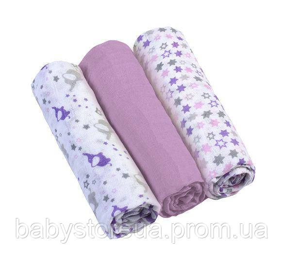 

ПЕЛЁНКИ МУСЛИНОВЫЕ СУПЕРМЯГКИЕ, 3ШТ, BabyOno,348/04