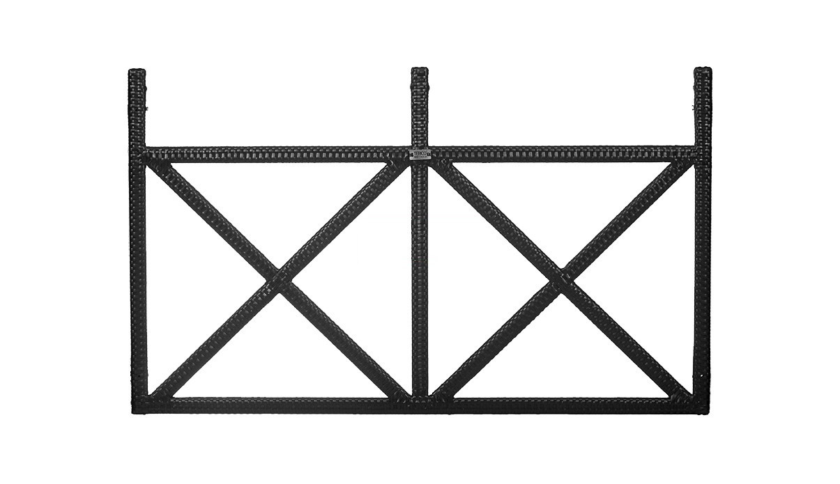 

Ограждение под кашпо 150x3x90h Коричневое (Terico ТМ), Коричневый