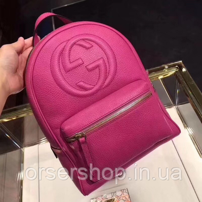 

Рюкзак женский кожаный Gucci SOHO GG