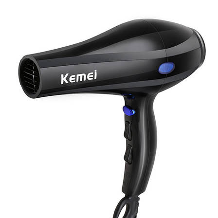 Фен для волосся з насадками Kemei KM-3319, фото 2