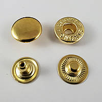 Кнопка Альфа 12,5 мм №54 Золото (720шт.)