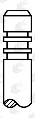 

Клапан двигуна Citroen V94178 (AE (FED-MOG))