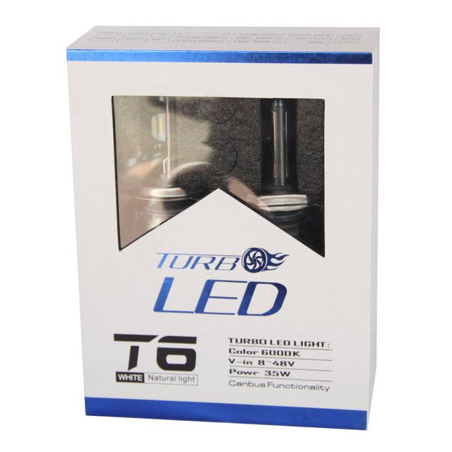 Світлодіодні лампи Led Xenon Ксенон T6-H4 LED (ближній, дальній) автосвітло автомобільні лампи набір ксенону 2 