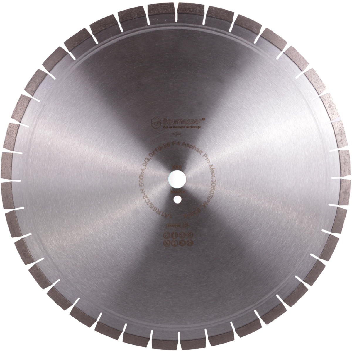 

Круг алмазный Baumesser Asphalt Pro 500 мм отрезной сегментный диск по асфальту и бетону (94220005031)