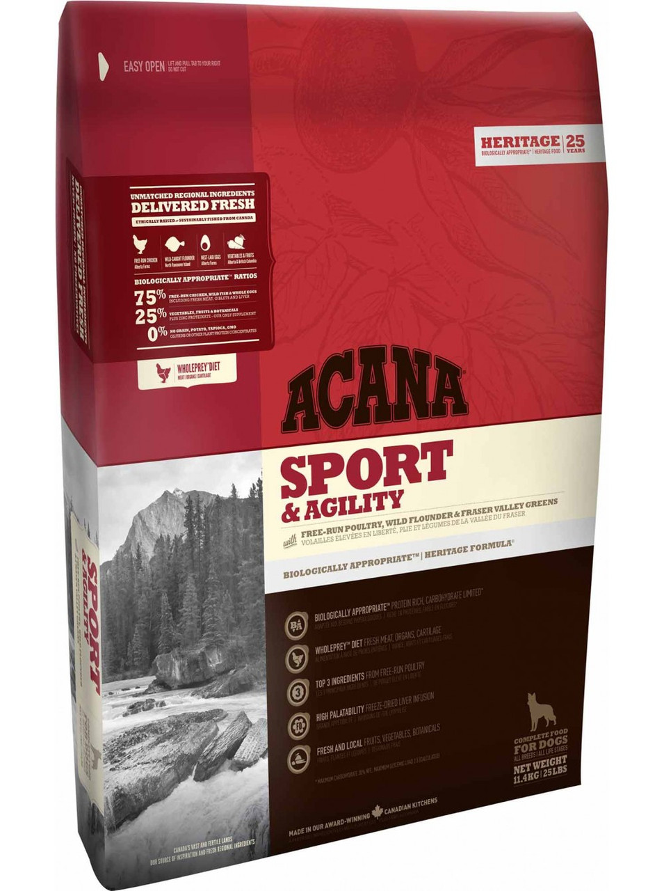 

Сухой корм ACANA Sport&Agility для активных собак, 17 кг