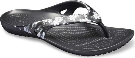 crocs floral flip flop