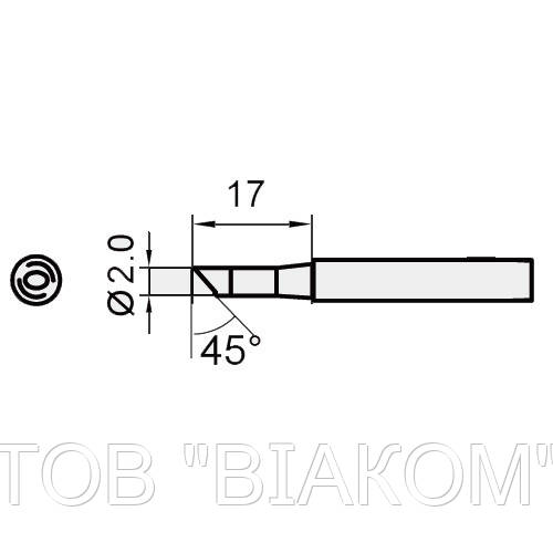 

Жало паяльное Pro'sKit 5SI-216N-2C