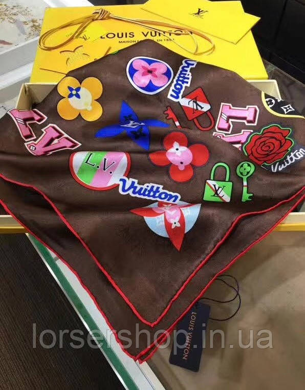 

Платок шелковый Louis Vuitton новая коллекция