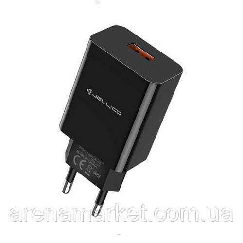 

Сетевое зарядное устройство Jellico AQC31 1USB QC3.0 + кабель Micro USB, Белый