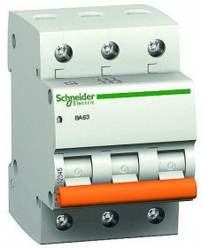 Автоматический выключатель Schneider electric ВА63 3П 40A C