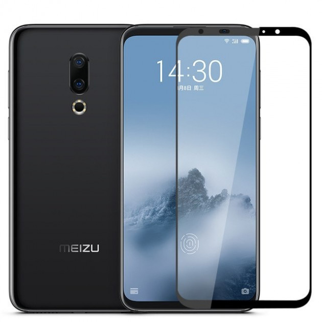 

Защитное стекло для Meizu 16 / 16th / M882Q / M882H Full cover черный 0,3 мм в упаковке