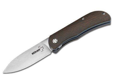 

Нож раскладной Boker Plus "Exskelimoor 2" Германский туристический нож коричневого цвета, Коричневий