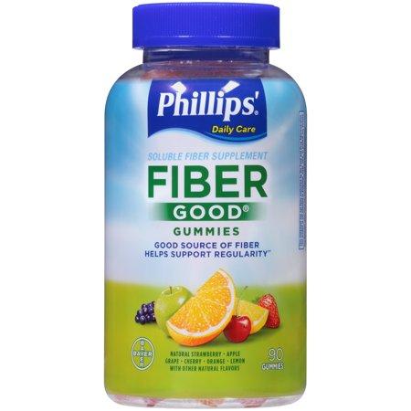Bayer Phillips' Daily Care Fiber Good желейки с клетчаткой и инулином для борьбы с запорами 90 шт