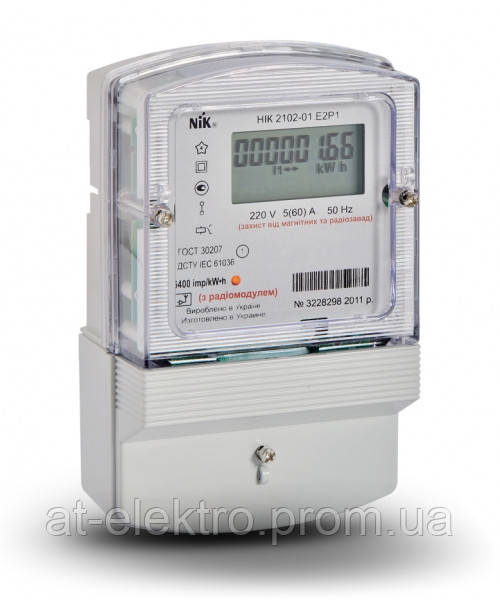 Двухтарифный счетчик электроэнергии НИК 2102-01.Е2МСТР1: продажа, цена .