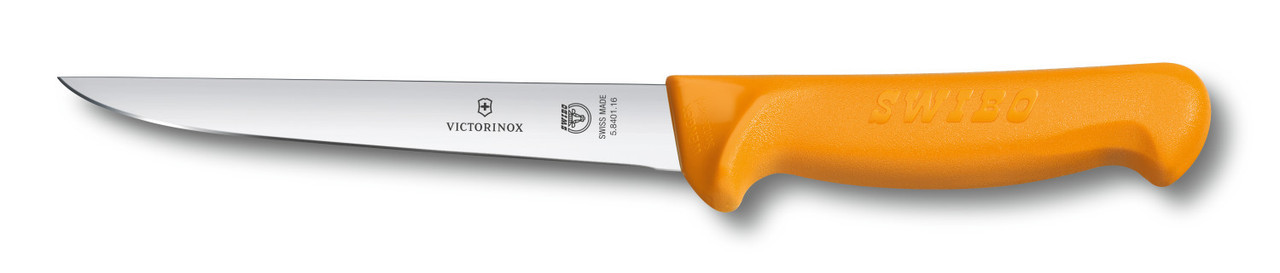 

Нож кухонный из нержавеющей стали Victorinox Swibo, Boning, для обвалки мяса , оранжевого цвета, 16 см