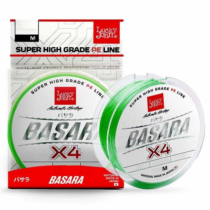 

Шнур для удилища Lucky John Basara Light Green 125м/0.11мм/5.75кг / Шнур плетеный для рыбалки