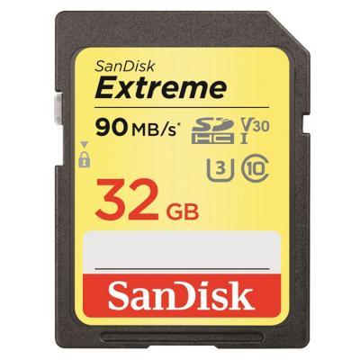 Карта памяти SANDISK 32GB SDHC class 10 UHS-I U3 4K Extreme (SDSDXVE-0